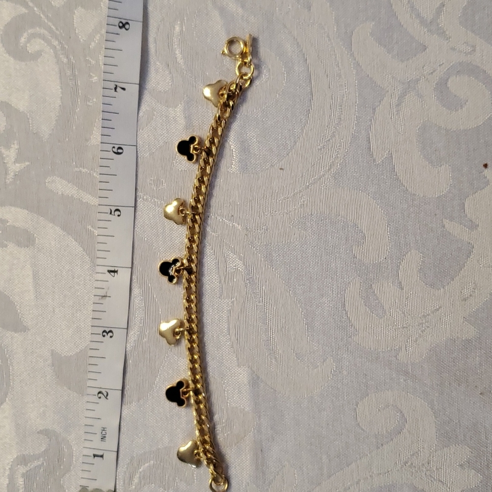 Girl's Disney Mickey Mouse Bracelet 7 3/4 inches - Picture 5 of 5